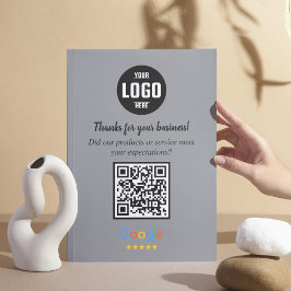 Google Review QR-kort | Företag Tack  Tilläggskort