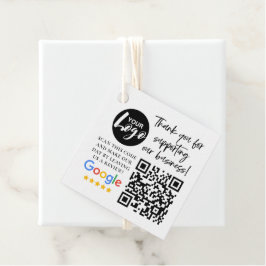 Google Review-Tackens Logotyp QR-kod Gåvor Etiketter
