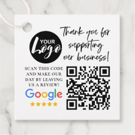 Google Review-Tackens Logotyp QR-kod Gåvor Etiketter