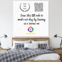 Google Reviews Bordskylt | QR-kod Dörrskyltar