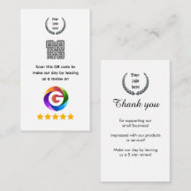 Google Reviews Bordskylt | QR-kodstativ