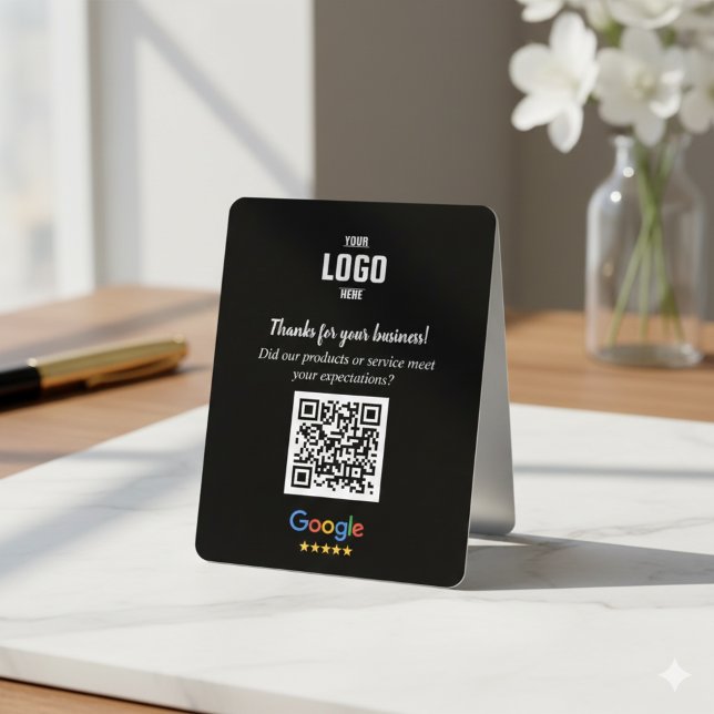 Google Reviews QR Code Business Enclosure Card Tilläggskort (Google Reviews QR Code Business Enclosure Card)