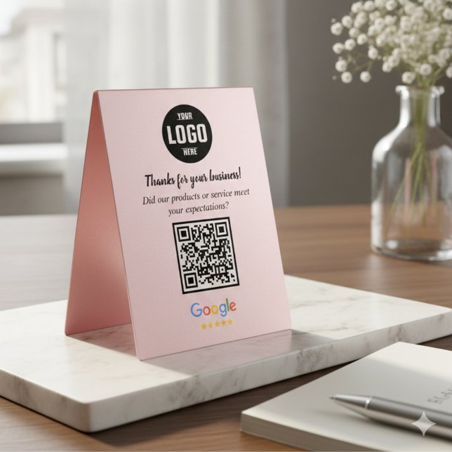 Google Reviews QR Code Business Enclosure Card Tilläggskort (Google Reviews QR Code Business Enclosure Card)