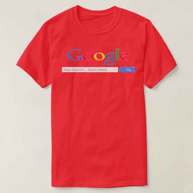 Google-sökmotor T Shirt (Design framsida)