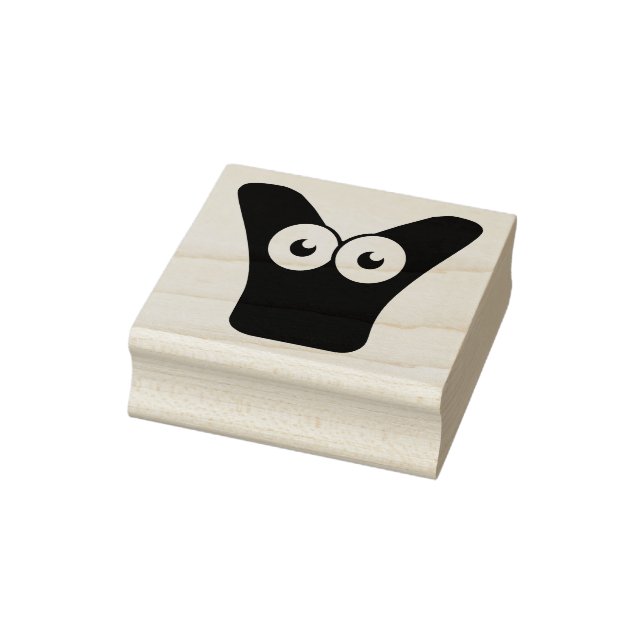 Googly Brev V Rubber Frimärke Stämpel (Stämpel)