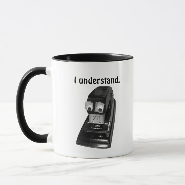 Googly-Eyed Stapler Mugg (Vänster)