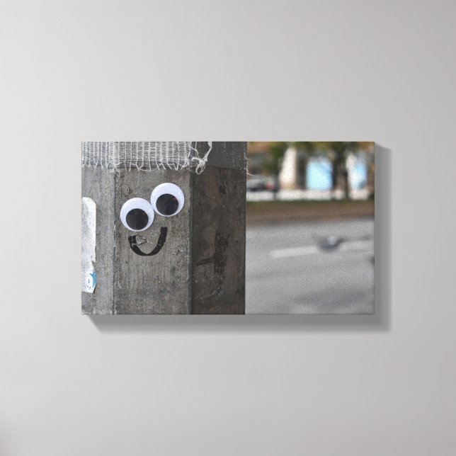 Googly Öga Eyebulls New York City Photography NYC Canvastryck (Framsida)