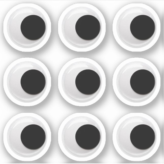 Googly Öga Klistermärken (Framsida)