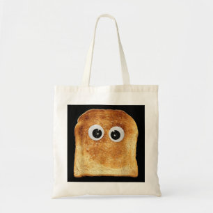 Googly Öga Toast Bread Eater Vegetarian Costume Fu Tygkasse