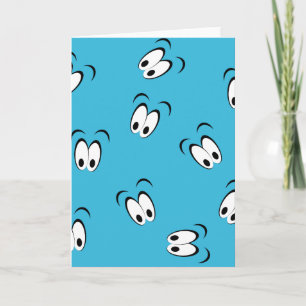 Googly Ögon Greeting Card Kort