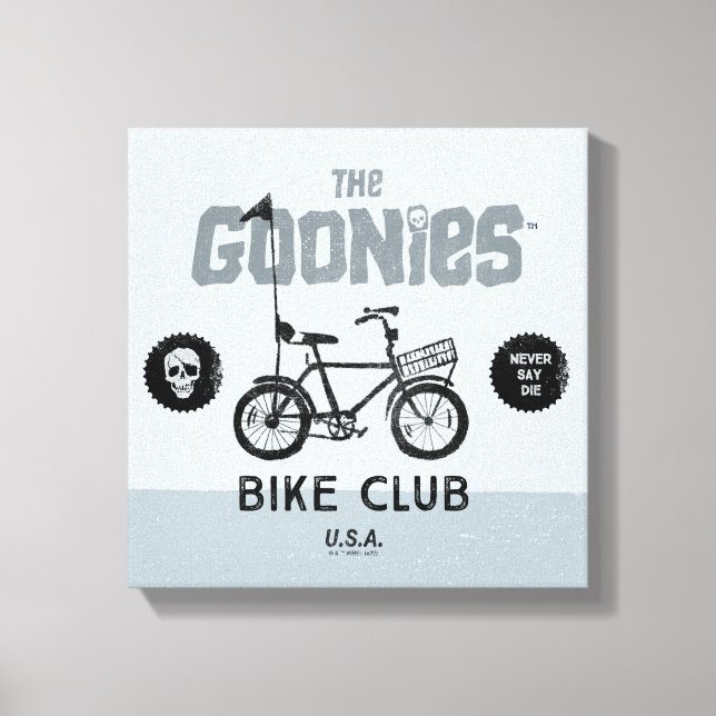 Goonies Bike Klubb U.S.A. Canvastryck (Framsida)