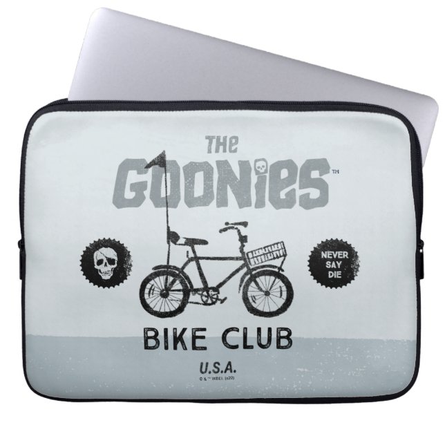 Goonies Bike Klubb U.S.A. Laptop Fodral (Framsidan)