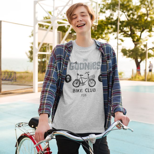 Goonies Bike Klubb U.S.A. T Shirt (Person wearing shirt)