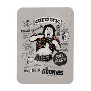 Goonies Chunk Retro Collage Magnet
