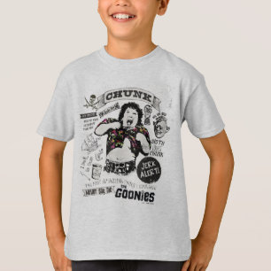 Goonies Chunk Retro Collage T Shirt