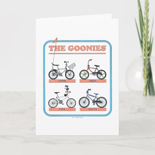 Goonies-cykeldiagram Kort (Framsida)
