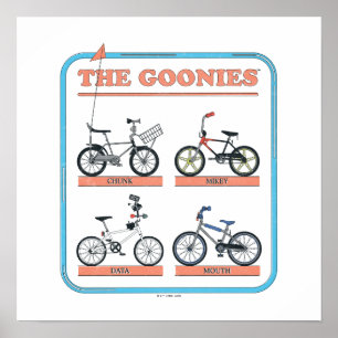 Goonies-cykeldiagram Poster