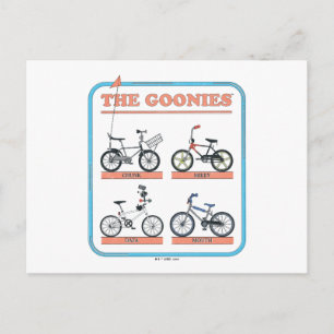 Goonies-cykeldiagram Vykort