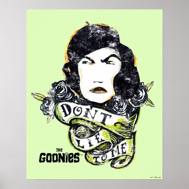 Goonies Mamma Fratelli "Ljug mig inte" Poster (Framsidan)