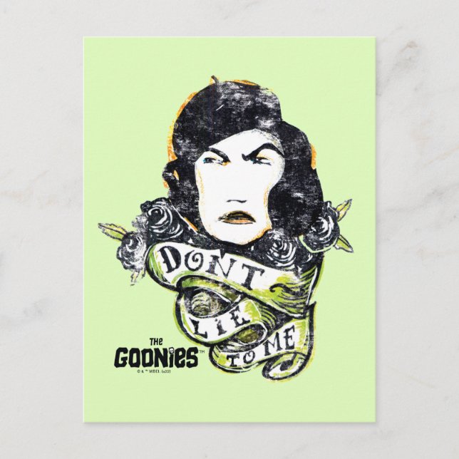 Goonies Mamma Fratelli "Ljug mig inte" Vykort (Framsida)