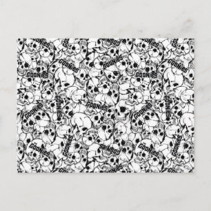 Goonies One-Eyed Willy Skull Mönster Vykort