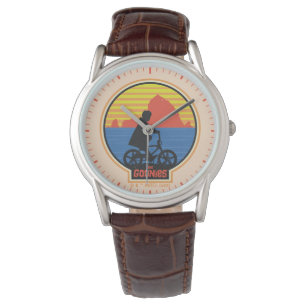 Goonies Retro Mikey Riding Bike Graphic Armbandsur