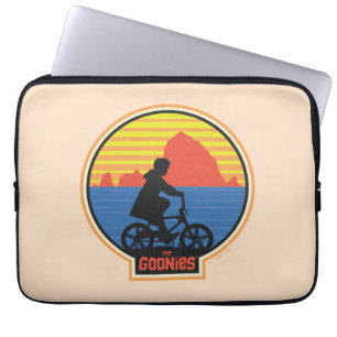 Goonies Retro Mikey Riding Bike Graphic Laptop Fodral