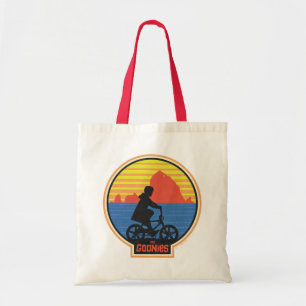 Goonies Retro Mikey Riding Bike Graphic Tygkasse