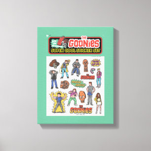Goonies Retro Sticker Lakan Graphic Canvastryck