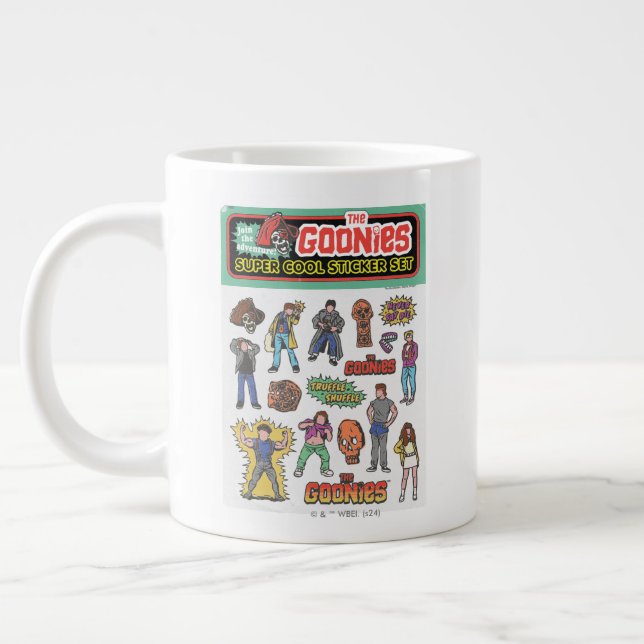 Goonies Retro Sticker Lakan Graphic Jumbo Mugg (Vänster)
