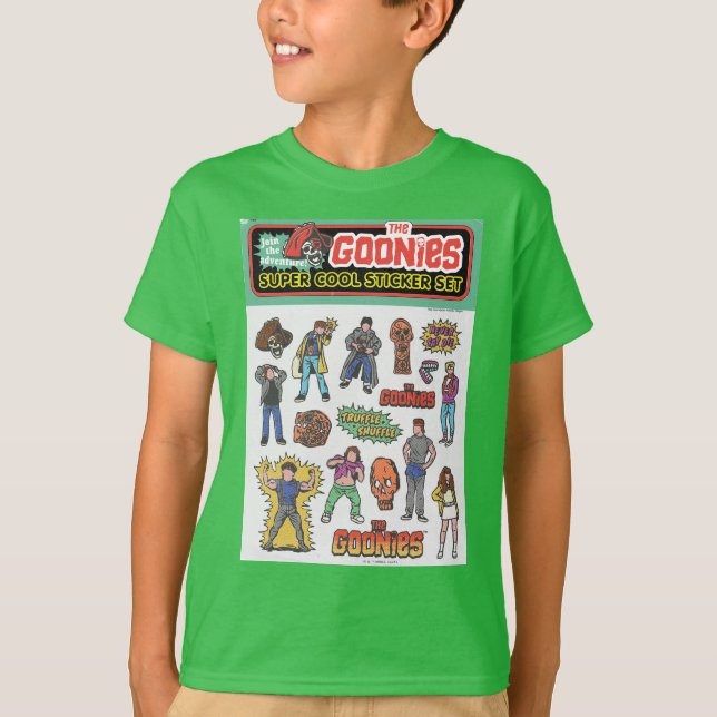 Goonies Retro Sticker Lakan Graphic T Shirt (Framsida)