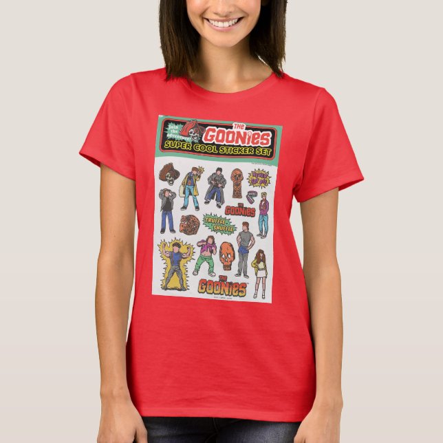 Goonies Retro Sticker Lakan Graphic T Shirt (Framsida)