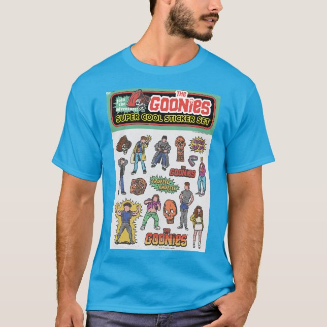 Goonies Retro Sticker Lakan Graphic T Shirt (Framsida)