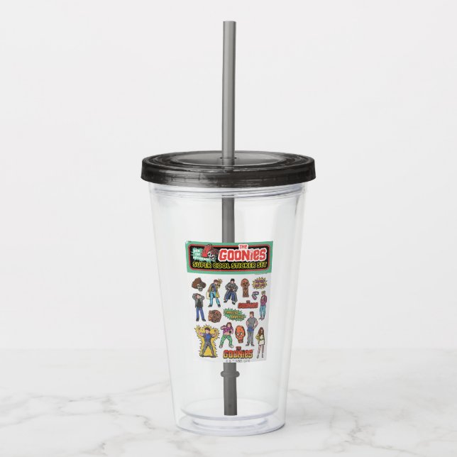 Goonies Retro Sticker Lakan Graphic Take Away Mugg (Framsida)