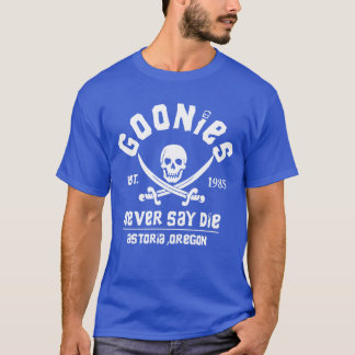 Goonies säger aldrig die est 1985 fantastisk t shirt