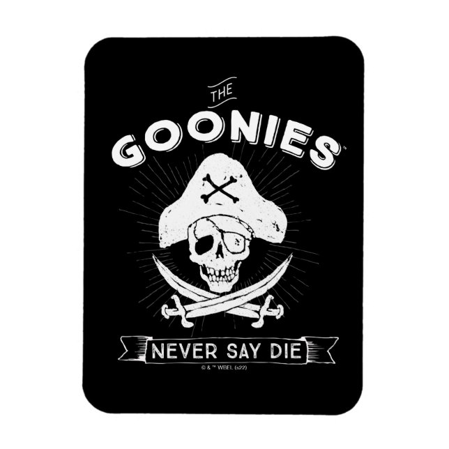 Goonies "say Die" Pirat Badge Magnet (Vertikal)