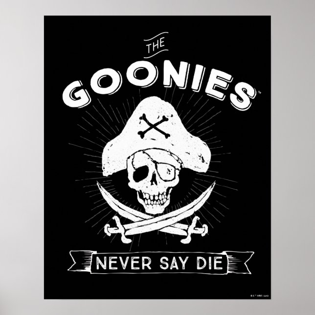 Goonies "say Die" Pirat Badge Poster (Framsidan)