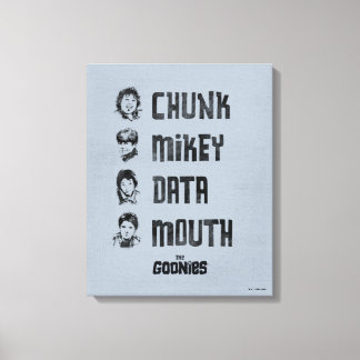 Goonies | Segment, nyckel, data, mun Canvastryck