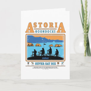 Goonies Silhouettes over Astoria Goondocks Kort
