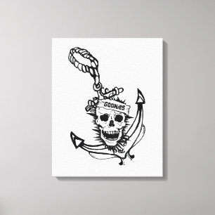Goonies Skull & Anchor-grafik Canvastryck