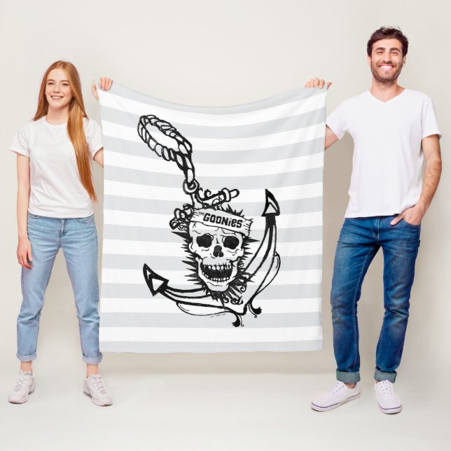 Goonies Skull & Anchor-grafik Fleecefilt (På plats)