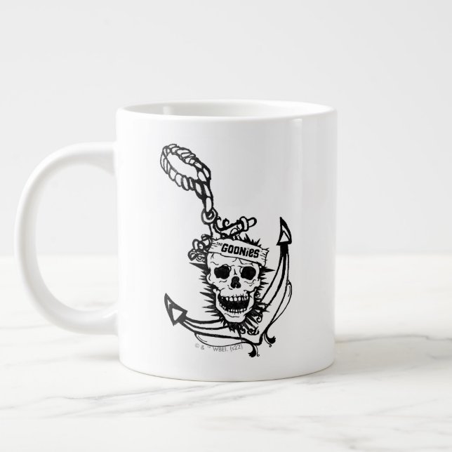 Goonies Skull & Anchor-grafik Jumbo Mugg (Vänster)