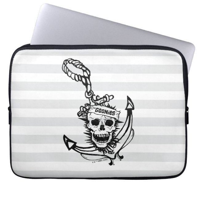 Goonies Skull & Anchor-grafik Laptop Fodral (Framsidan)
