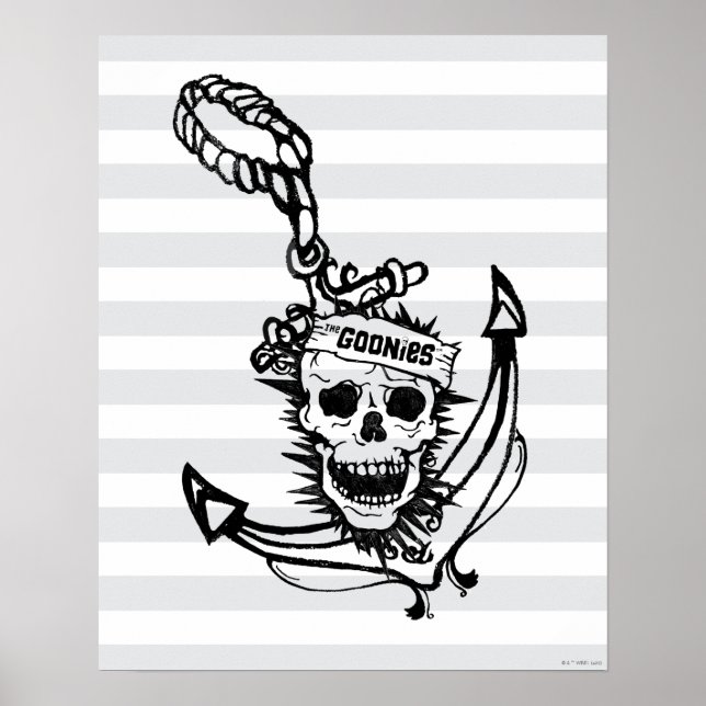 Goonies Skull & Anchor-grafik Poster (Framsidan)