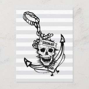 Goonies Skull & Anchor-grafik Vykort