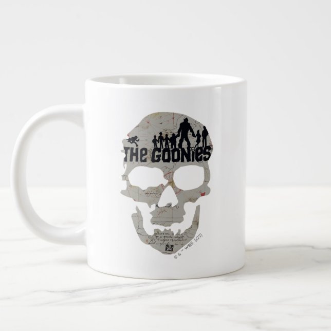 Goonies Skull Silhouette Graphic Jumbo Mugg (Vänster)