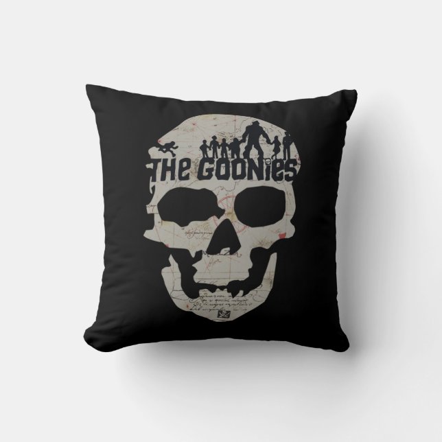 Goonies Skull Silhouette Graphic Kudde (Framsida)