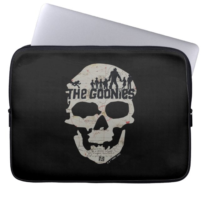Goonies Skull Silhouette Graphic Laptop Fodral (Framsidan)