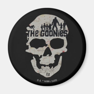 Goonies Skull Silhouette Graphic Magnet