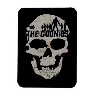 Goonies Skull Silhouette Graphic Magnet